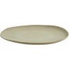 MADAM STOLTZ Veľký melamínový tanier Matt Taupe