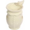 Nefertitis Aróma lampa keramická Krémový vtáčik NF59832 - cca 9 x 14 cm