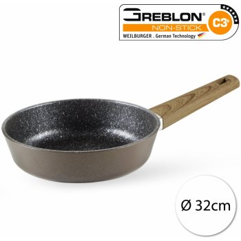 HomeDelux CHAMPION HD12194 Keramická panvica GREBLON C3, 32 cm, šedá od  46,49 € - Heureka.sk