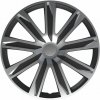 Puklice RAZE 16 silver/black 4 ks, VERSACO