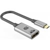 Redukcia PremiumCord adaptér USB-C na DisplayPort DP1.4 Male/Female 8K @ 60Hz a 4k @ 120Hz 20cm (KU31DP12)