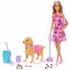 Barbie bábika Malibu prechádzka so psíkom čističkou Mattel 3+
