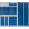 Sestava PROFI BLUE dílenského nábytku s vysokou širokou skříní 5 ks - MTGS1300WA