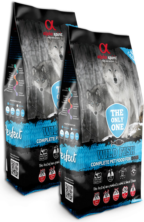 Alpha Spirit The Only One Dog Wild Fish 2 x 12 kg