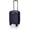 AVANCEA Škrupinový cestovný kufor DE2708 modrý XS 47x31x21 cm