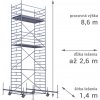 RUX MOBILO 1400 8,6 m 210 cm