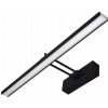 LED kúpeľňová nástenná lampa LED nad zrkadlo nastaviteľná 12W NW 49cm čierna