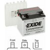 Exide E60-N30L-A motobaterie suchá, přednabitá 12V 30Ah 300A 185x128x168 levý odvod plynu