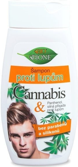 Bione Cosmetisc BIO CANNABIS Šampón proti lupinám muži 260 ml