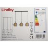 Lindby Lindby - Luster na lanku YELA 3xE27/60W/230V LW0611 + záruka 3 roky zadarmo