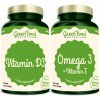 GreenFood Nutrition Omega 3 + Vitamin E kapsúl + Vitamin D3 60 kapsúl 120 kapslí