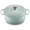 Le Creuset - Liatinový hrniec okrúhly s pokrievkou 22 cm/3,3l Sea salt