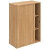 Hobis Policová skrinka Drive, 80x111x40 cm dub/dub, zámok