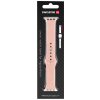 Remienok Swissten pre Apple Watch silikónový 38-40 mm kamenný sivý