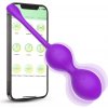 SuperLove Premium Kegel Exercise Balls with Vibrations & App Purple