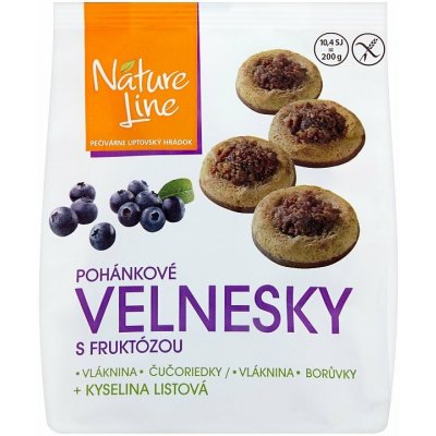 Nature Line Velnesky pohánkové sušienky s fruktózou 200 g