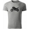 T-ričko Honda Transalp pánske tričko Farba trička: Tmavosivá, Veľkosť: M