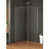 New Trendy Smart sprchovací kút 110x100 cm štvorcová chromová lesklé/priehľadné sklo EXK-6589