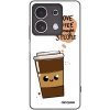 Picasee silikónový čierny obal pre Xiaomi Redmi Note 13 4G - Cute coffee
