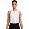 Dámsky top Nike One Classic Dri-Fit Cropped Tank - Biely (M)