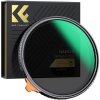 K&F 55MM Variable ND Filter True Color ND2-ND32 with 28 Layers of Anti-reflection Green Film Waterpr K&F Concept