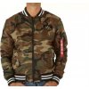 Alpha Industries Pánska Bunda MA-1 LW Bulldogs Maskáčová S