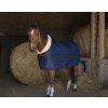 EQUITHÉME Deka stajňová Teddy Equithème, 0 g, navy/ecru Dĺžka chrbta: 125 cm