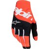 Rukavice TECHSTAR, ALPINESTARS (černá/oranžová, vel. S)