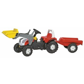 Rolly Toys rollyKid Steyr CVT 6190 traktor s nakladačom a prívesom