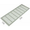 SRL - ALFA vetracia mriežka 130 x 250 mm NEM - nerez matná 130 mm 250 mm – cena za ks