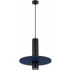 Sollux Lighting Pelta závesné svietidlo 1x10 W čierna-modrá SL.1884