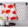 INSPIO Uterák Kuchynské utierky - Poppy 50x70 červená