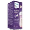 AVENT FĽAŠA Natural Response 260 ml ružová cumlík pre podporu rytmu pitia 1m+ 1 ks
