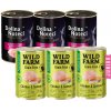 Dolina Noteci Premium Junior pre mačky s vysokým obsahom morčacieho mäsa 3x400g + WILD FARM Premium Grain Free Chicken and Salmon 3x400g