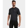 KILPI CAVALET-M Černý cyklistický dres + KILPI HIXON-M Černé cyklistické kraťasy - M