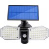 Solárne svetlomety 78x LED 15W 450lm Studený senzor pohybu IP65