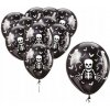 LATEXOVÉ BALÓNY SKELET 30 CM 10 KS SKELETOR BALÓN HALLOWEEN STRAŠIDELNÉ