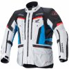 Bunda ALPINESTARS Bogota PRO Drystar, kolekcia HONDA (svetlá sivá/červená fluo/modrá/čierna) S