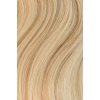 Clip in vlasy z pravých vlasov – 40 cm, melír ľadová blond a zlatá perleť, 90 g | 9dielna sada