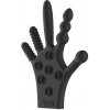 Shots Fist-It Silicone Gloves - Black - Stimulujúca Rukavica