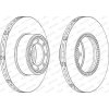 Brzdový kotúč FERODO (Federal-Mogul) FCR321A