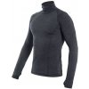 SENSOR MERINO BOLD pánské triko dl.rukáv roll neck anthracite gray S