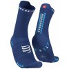 Compressport ponožky Pro Racing Socks v4.0 Run High Sodalite/ fluo blue