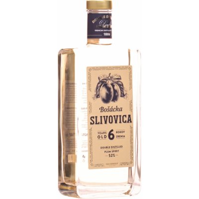 Bošácka Slivovica 6y 52% 0,7 l (čistá fľaša)