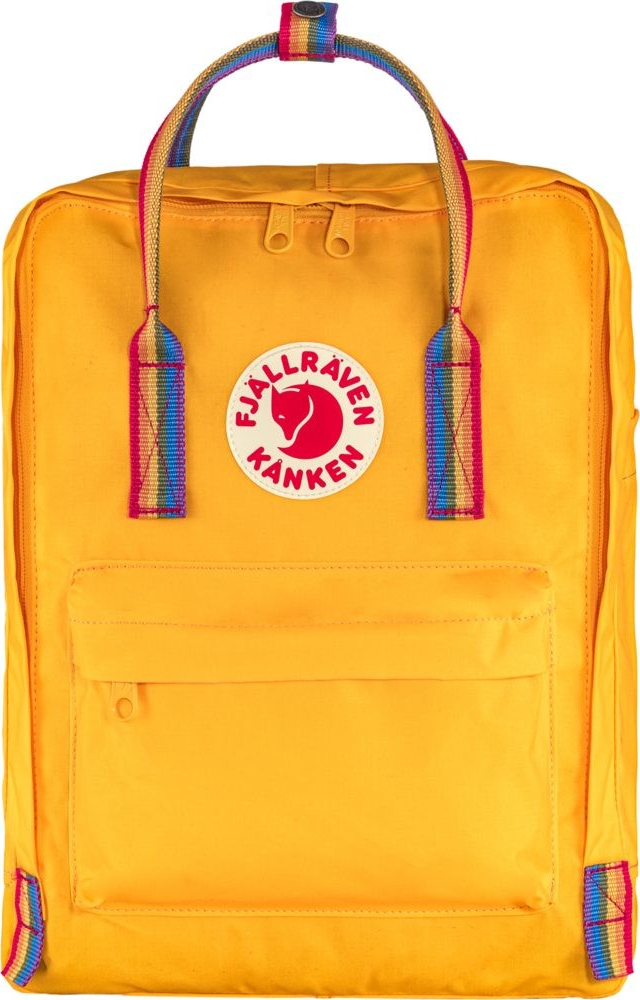 Fjällräven Kånken Rainbow Warm Yellow-Rainbow Pattern 16 l