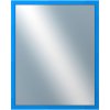 DANTIK - Zrkadlo v rámu, rozmer s rámom 40x50 cm z lišty PASTELKA svetlo modrá rovná (2567)