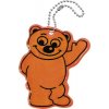 Prívesok na kľúče Reflexní BEAR oranžový