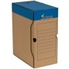 Archívny box, A4, 150 mm, kartón, VICTORIA OFFICE, prírodný