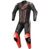 jednodielna kombinéza FUSION TECH-AIR kompatibilná s ALPINESTARS čierna/červená fluo Veľkosť: 48, Veľkost: 48