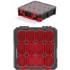 PROSPERPLAST box organizér s krabičkami 39x39x11cm TITAN KTI4040B-CG6U čierny